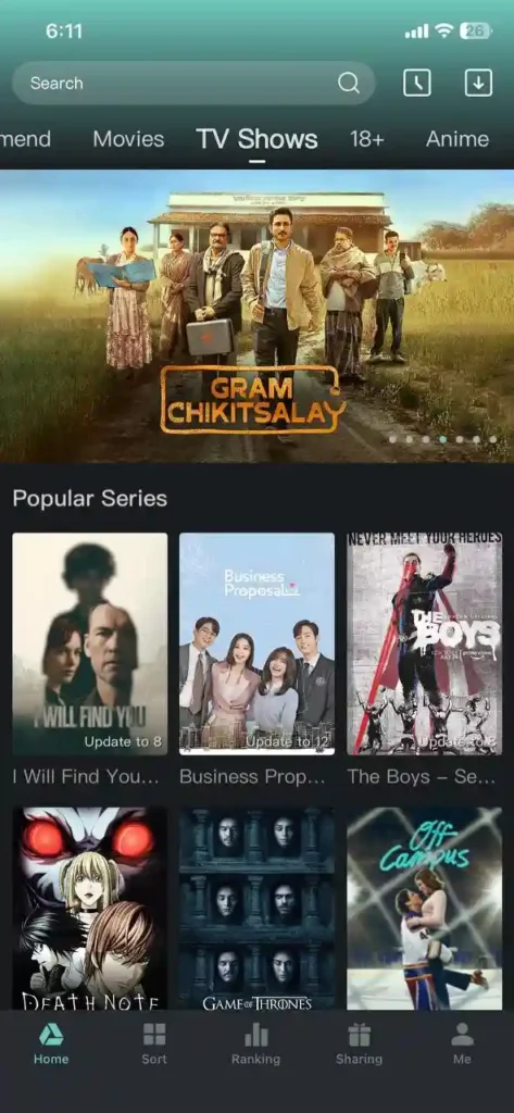 Retap Movie App 3